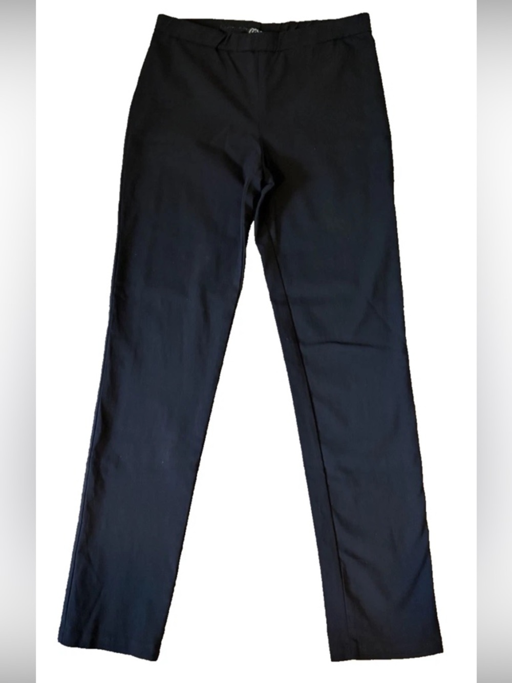 Clara Sun Woo Elastic Waist Pull On Pants in Black L